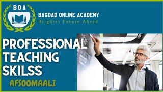 Professional Teaching Skills - Hordhac  #Teacher Training  # Teaching Skills