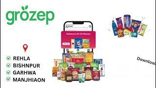 Grozep, the first-ever local grocery app in Jharkhand #ranchi #garhwa #grocery #grozep #buy4earn