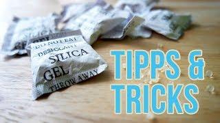 Trockenbeutel nicht wegwerfen! | Silica Gel Tipps