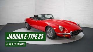 Jaguar E-Type Serie 3 | Gerestaureerd | Europese auto | 1974  -VIDEO- www.ERclassics.com