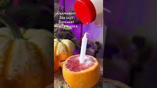 Clear any mental blockages that you may have using this grapefruit candle magick spell #witchcraft