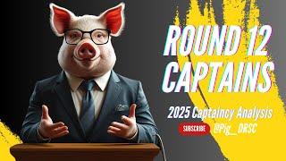 Pig’s *ROUND 12* Captaincy Options | AFL SuperCoach 2025