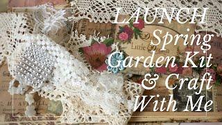 Launch Spring Garden Junk Journal Kit & Craft with Me