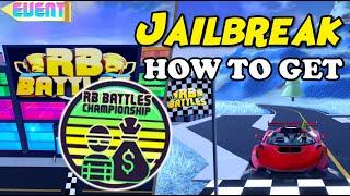 How to Get Jailbreak ??? Challenge BADGE for Winner's Wings (Roblox RB Battles Season 3)