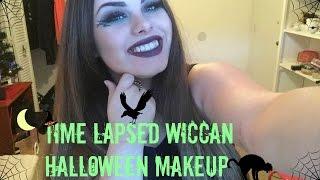 TIME LAPSED WICCAN MAKEUP FOR HALLOWEEN