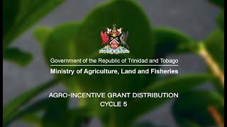 Agro-Incentive Grant Cheque Distribution - April 2023