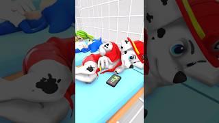 Monster Gummy Bear Calling, Marshall SCARED! #gta #pawpatrol #funny #2