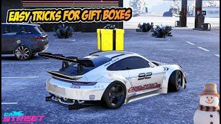 CarX Street - How to Find Gift Boxes & Snowmen in Frosty Overdrive (Easy Trick) - Get free car