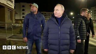 Vladimir Putin pays visit to occupied Mariupol in Ukraine – BBC News