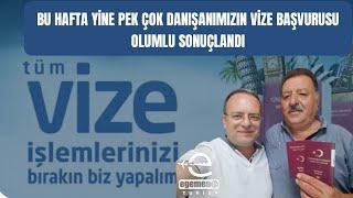 Yine Pek çok Vize Başvurumuz Olumlu Sonuçlandı. Yurtdışı için vize ihtiyacın var ise İSE VİZE