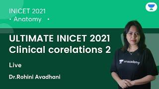 Clinical Corelations 2 | ULTIMATE INICET'21 | Anatomy | Let's Crack NEET PG | Dr.Rohini Avadhani