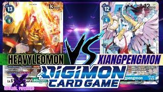 HeavyLeomon Vs Xiangpengmon (Liddell) - Digimon card game físico! - || Digimon DCG #009