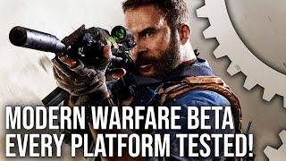 [4K] Call of Duty Modern Warfare Beta: PS4/Pro/Xbox One/X/PC Cross-Play Tested!