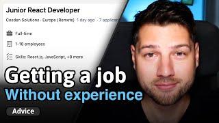 How to get a React job with no experience