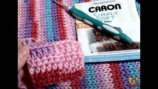 Yarn Review  CARON, Simply Soft, Stripes