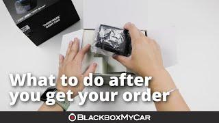 What to do after you've received your Dash Cam? | Unboxing | BlackboxMyCar