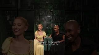 Talking to ​⁠@ArianaGrande about manifesting #wicked #glinda #elphaba #arianagrande #biggs #viral