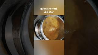 How to make quick and easy Sambhar!#shortsfeed #recipe #sambhar #food #easyrecipe #easycooking