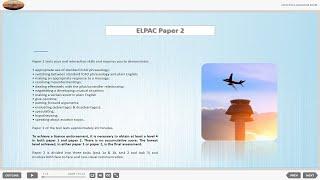 English Language Proficiency for Aeronautical Communication / ELPAC Paper 2