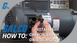 How to Install a Carbon Brush in a DC Motor | Galco