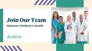 Join Our Team | Nemours Children's Health