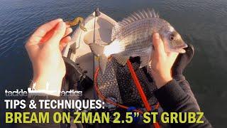 Flats Bream Fishing with Soft Plastics - ZMan 2.5" ST GrubZ - How to Catch Bream on Soft Plastics