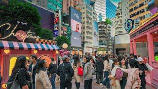  Walk on Hong Kong Island | From North Point to Causeway Bay and Times Square 4K HDR