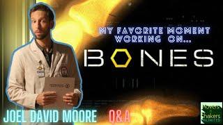 Joel David Moore Q&A: "BONES" Series  - Joel's Favorite Moment  #gross #funny