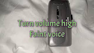 Faint voice captured on tape #hauntings #paranormal #unknown #entities #ghosts #evp #supernatural