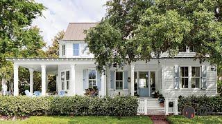 Southern Living Home Tour| Charming White Farmhouse Cottage Renovation