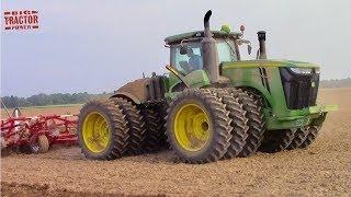 Big TRACTORS Working Spring Tillage