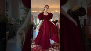 Vintage Victorian: Christmas gown from the 1890s