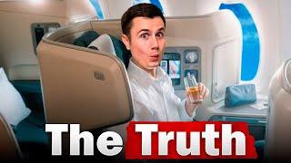 I risked flying Cathay Pacific’s business class on POINTS | Brutally Honest Review - Airbus A350-900