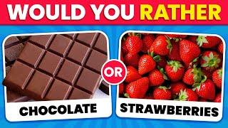 Would You Rather…? JUNK FOOD vs HEALTHY FOOD  Quiz Time