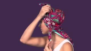 How To Tie A Scarf - Scarf Styling Guide: The Boho Head Wrap