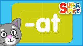 Word Family “at” | Turn & Learn ABCs | Preschool Learning