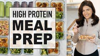 High Protein Meal Prep for Weight Loss | 100g+ protein per day (healthy meals)