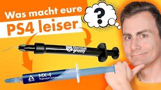 PS4 leiser machen - Wärmeleitpaste oder Flüssigmetall? Ein wichtiger Unterschied!