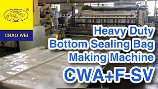 Heavy Duty Bottom Sealing Plastic Bag Making Machine / Plastic Bag Sealing and Cutting Machine