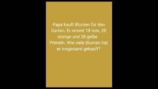 Sachaufgaben 4- 22 August 2024 #lernen #mathematik #sachaufgaben