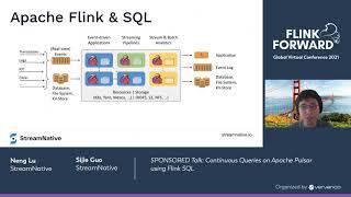 SPONSORED Talk: Continuous Queries on Apache Pulsar using Flink SQL