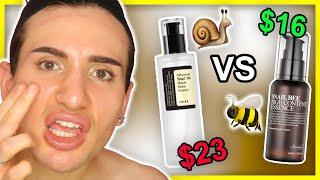 COSRX Snail Mucin Power Essence VS BENTON Snail Bee High Content Essence: Which should you BUY?