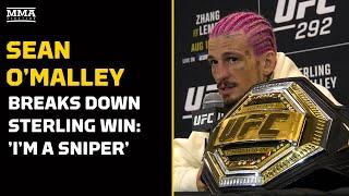 Sean O’Malley Breaks Down Knockout of Aljamain Sterling: ‘I’m A Sniper’ | UFC 292 | MMA Fighting