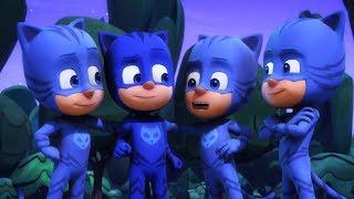 ‪睡衣小英雄 第1季 | 第5集 猫小子的克隆记  | PJ Masks Chinese | 动画片‬