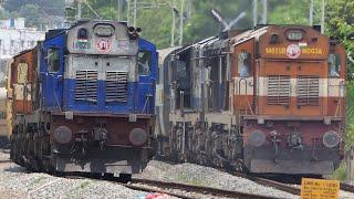 Last Days of BZA Division DIESEL Trains | Double DIESEL Monsters in Action | ALL Twin ALCo's | I R