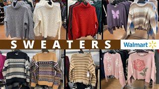 ALL OF THE WOMEN’S SWEATERS AT WALMART‼️WALMART WOMEN’S CLOTHES | WALMART SHOP WITH ME | FASHION