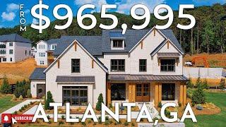 INSIDE A LUXURIOUS NEW HOME NEAR ATLANTA, GA | TOLL BROTHERS EDGEWOOD EAST IN MARIETTA | MUST SEE!!!