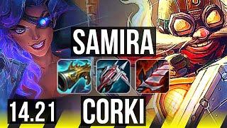 SAMIRA & Rell vs CORKI & Tahm Kench (ADC) | KR Grandmaster | 14.21