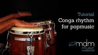 Conga rhythm for popmusic - Free lesson by Michael de Miranda