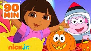 Dora | ¡Dulce o Truco con Dora la Exploradora y Botas!   90 Minutos | Nick Jr. en Español